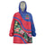 Personalized Haiti Wearable Blanket Hoodie Tropical Hibiscus Flowers DT05