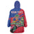 Personalized Haiti Wearable Blanket Hoodie Tropical Hibiscus Flowers DT05