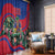 Personalized Haiti Window Curtain Tropical Hibiscus Flowers