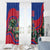Personalized Haiti Window Curtain Tropical Hibiscus Flowers