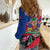 Personalized Haiti Women Casual Shirt Tropical Hibiscus Flowers DT05