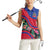 Personalized Haiti Women Sleeveless Polo Shirt Tropical Hibiscus Flowers DT05