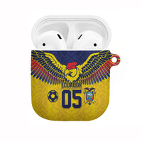 Custom Ecuador Football AirPods Case Andean Condor Unique Style