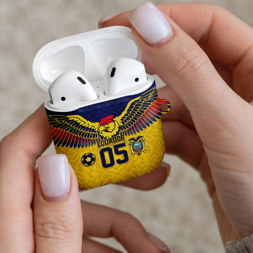 Custom Ecuador Football AirPods Case Andean Condor Unique Style