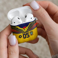 Custom Ecuador Football AirPods Case Andean Condor Unique Style