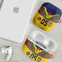 Custom Ecuador Football AirPods Case Andean Condor Unique Style