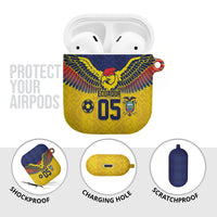 Custom Ecuador Football AirPods Case Andean Condor Unique Style