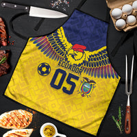 Custom Ecuador Football Apron Andean Condor Unique Style