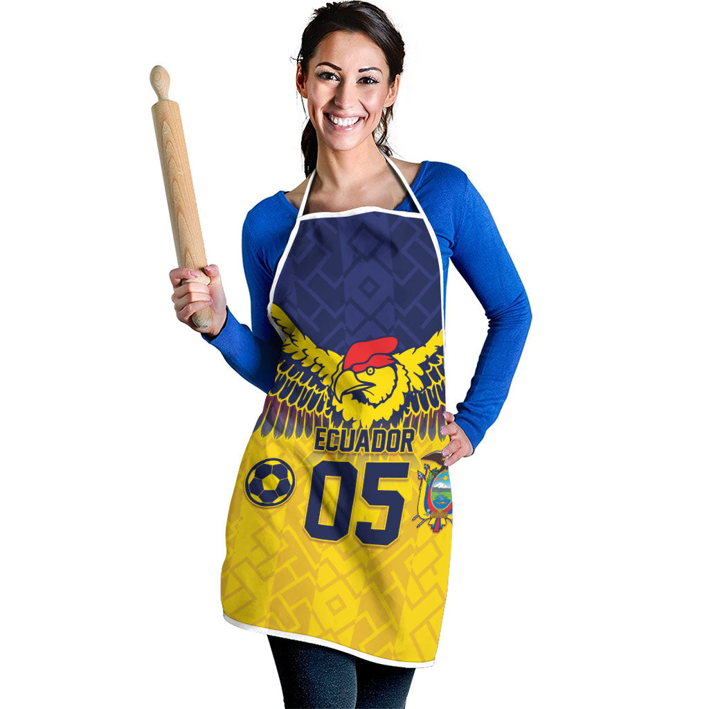 Custom Ecuador Football Apron Andean Condor Unique Style