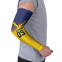 Custom Ecuador Football Arm Sleeves Andean Condor Unique Style