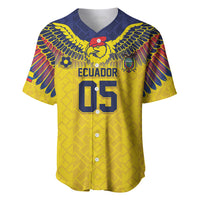 Custom Ecuador Football Baseball Jersey Andean Condor Unique Style