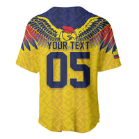Custom Ecuador Football Baseball Jersey Andean Condor Unique Style