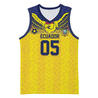 Custom Ecuador Football Basketball Jersey Andean Condor Unique Style