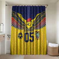 Custom Ecuador Football Bathroom Set Andean Condor Unique Style