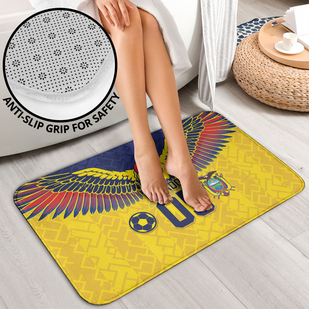 Custom Ecuador Football Bathroom Set Andean Condor Unique Style