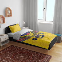 Custom Ecuador Football Bedding Set Andean Condor Unique Style