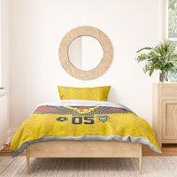 Custom Ecuador Football Bedding Set Andean Condor Unique Style