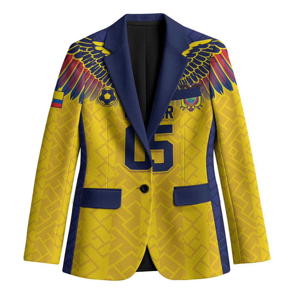 Custom Ecuador Football Blazer Andean Condor Unique Style