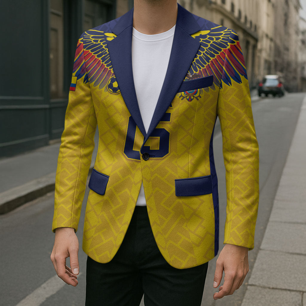 Custom Ecuador Football Blazer Andean Condor Unique Style