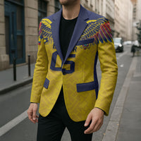 Custom Ecuador Football Blazer Andean Condor Unique Style