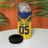 Custom Ecuador Football 4 in 1 Can Cooler Tumbler Andean Condor Unique Style