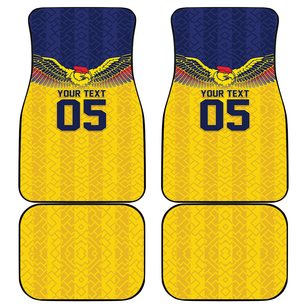 Custom Ecuador Football Car Mats Andean Condor Unique Style