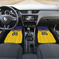 Custom Ecuador Football Car Mats Andean Condor Unique Style