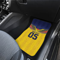 Custom Ecuador Football Car Mats Andean Condor Unique Style