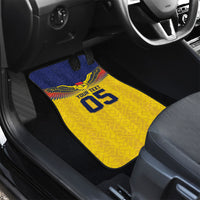 Custom Ecuador Football Car Mats Andean Condor Unique Style