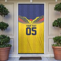 Custom Ecuador Football Door Cover Andean Condor Unique Style