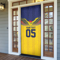 Custom Ecuador Football Door Cover Andean Condor Unique Style
