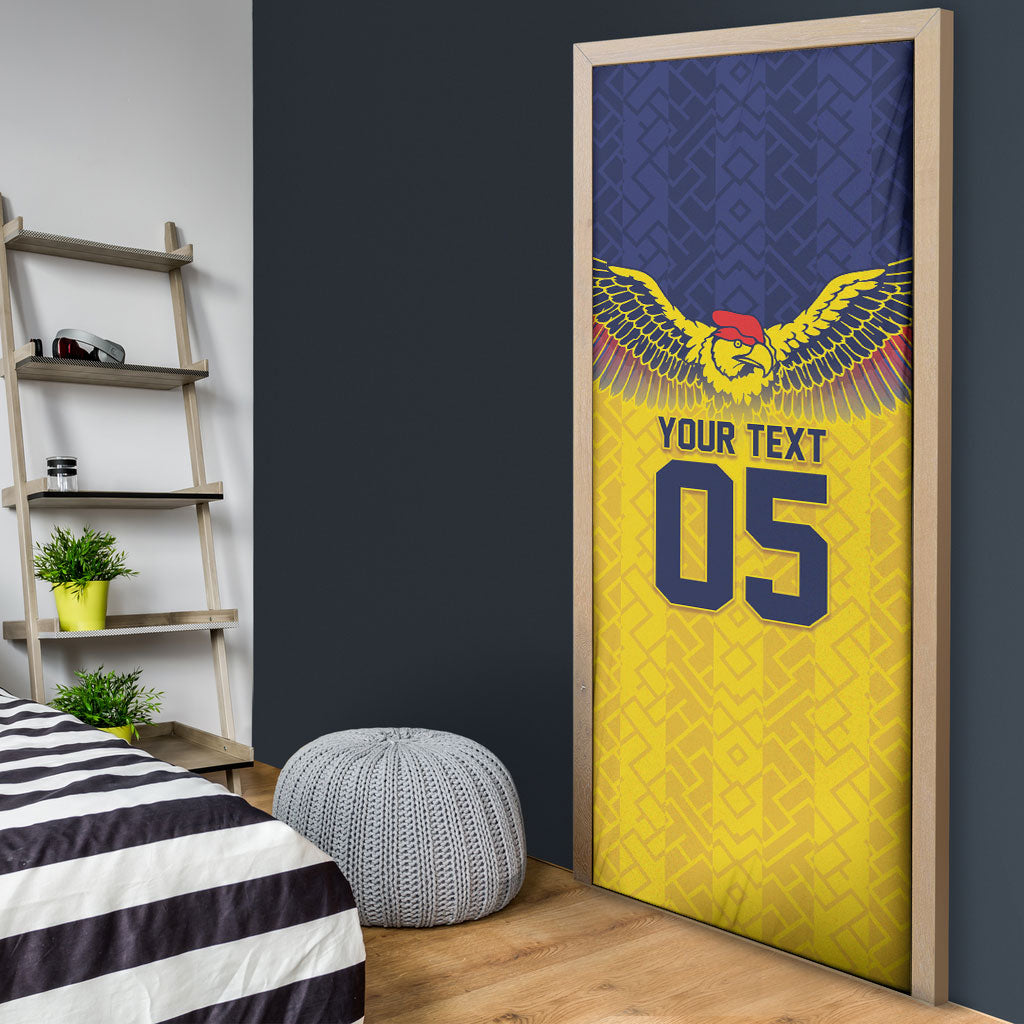 Custom Ecuador Football Door Cover Andean Condor Unique Style