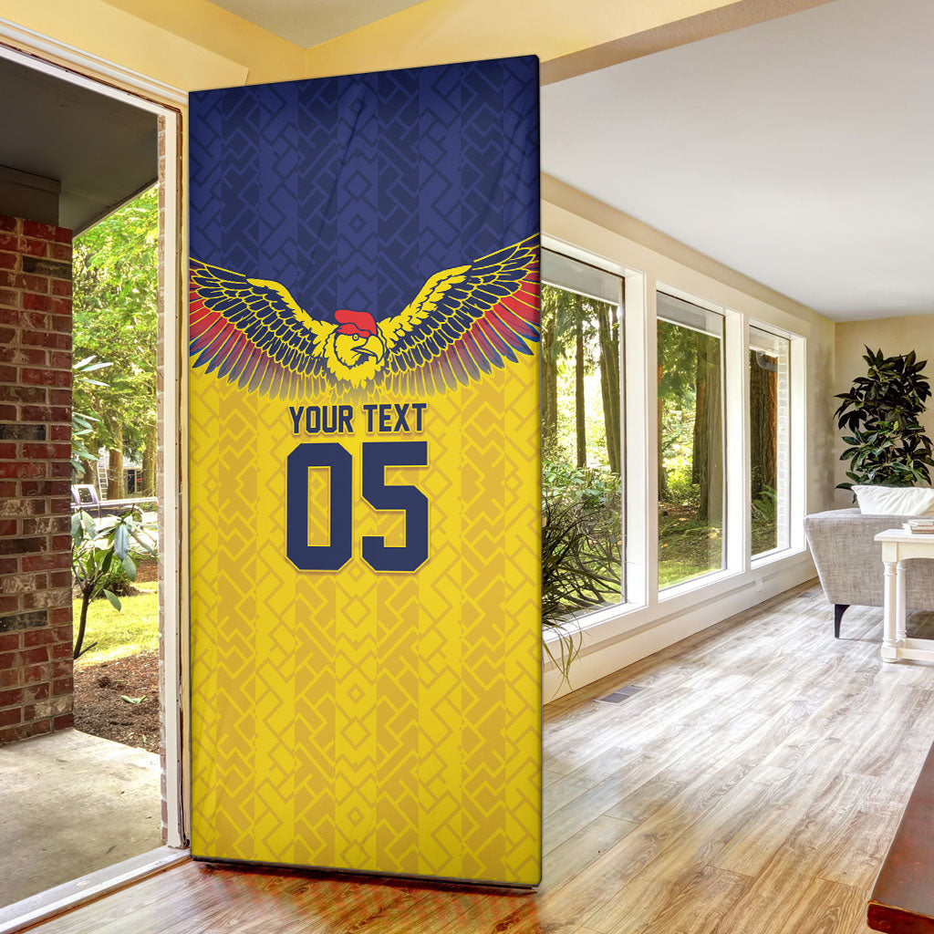 Custom Ecuador Football Door Cover Andean Condor Unique Style