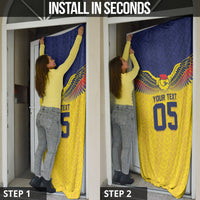 Custom Ecuador Football Door Cover Andean Condor Unique Style