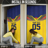 Custom Ecuador Football Door Cover Andean Condor Unique Style