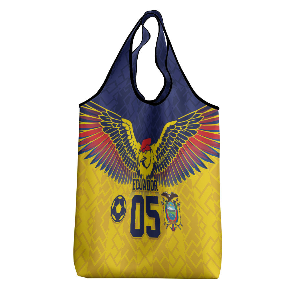 Custom Ecuador Football Grocery Bag Andean Condor Unique Style