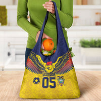 Custom Ecuador Football Grocery Bag Andean Condor Unique Style