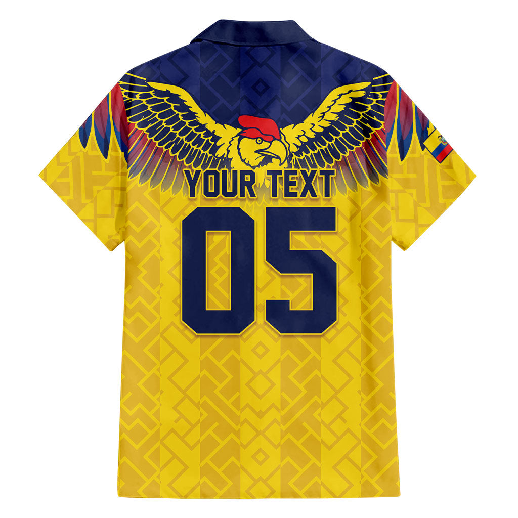 Custom Ecuador Football Hawaiian Shirt Andean Condor Unique Style