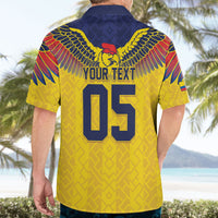 Custom Ecuador Football Hawaiian Shirt Andean Condor Unique Style