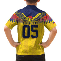 Custom Ecuador Football Hawaiian Shirt Andean Condor Unique Style
