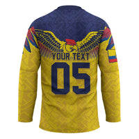 Custom Ecuador Football Hockey Jersey Andean Condor Unique Style