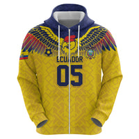 Custom Ecuador Football Hoodie Andean Condor Unique Style