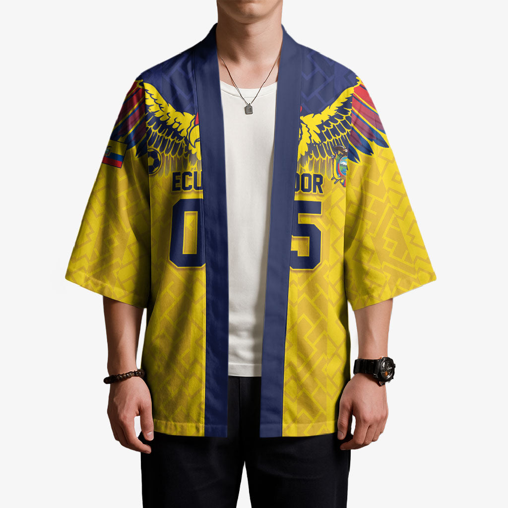 Custom Ecuador Football Kimono Andean Condor Unique Style
