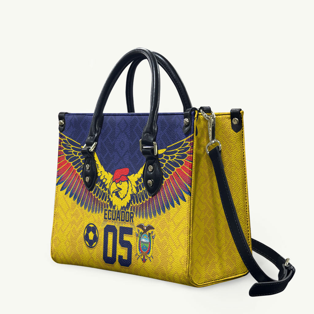 Custom Ecuador Football Leather Bag Andean Condor Unique Style
