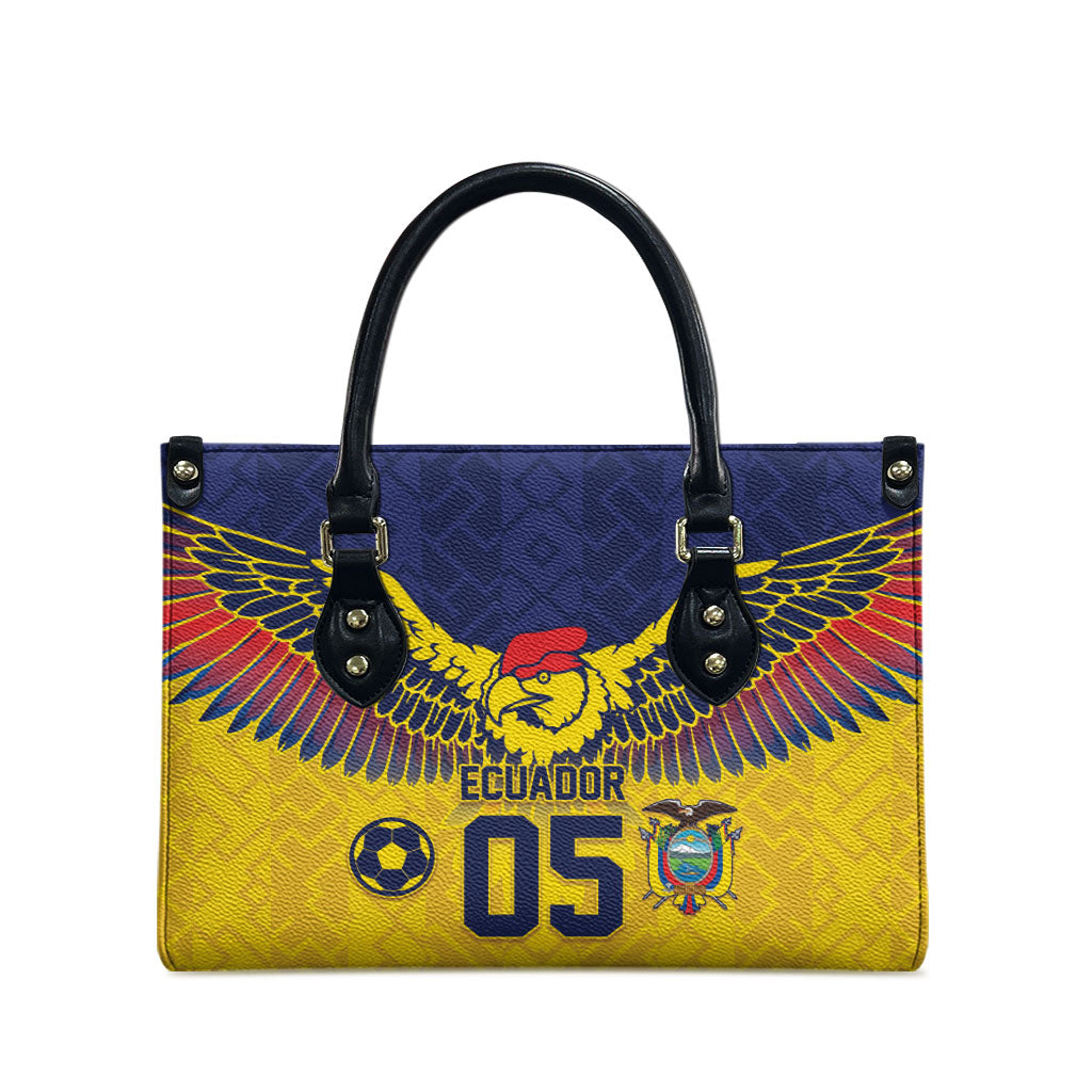 Custom Ecuador Football Leather Bag Andean Condor Unique Style