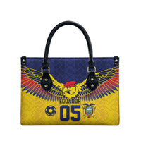 Custom Ecuador Football Leather Bag Andean Condor Unique Style
