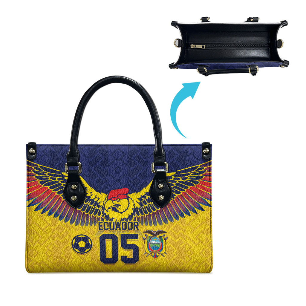 Custom Ecuador Football Leather Bag Andean Condor Unique Style
