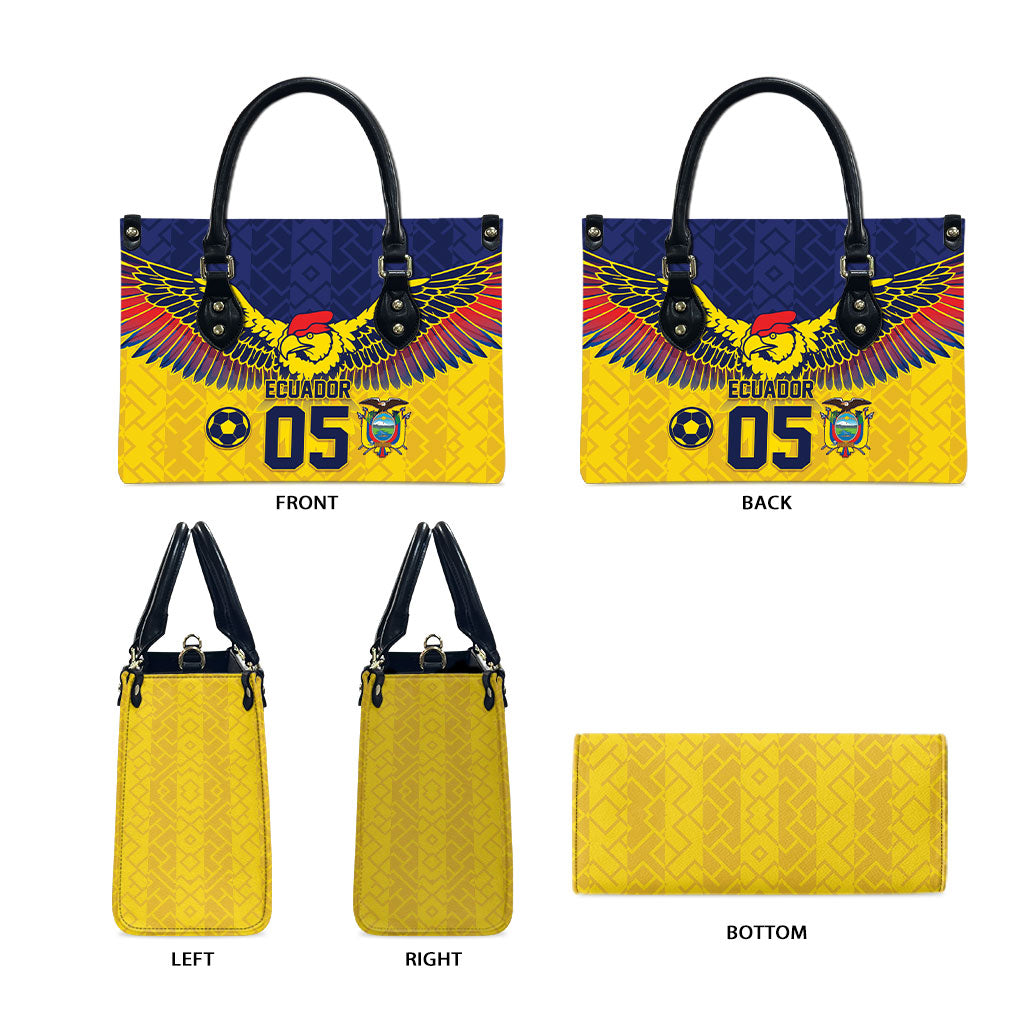 Custom Ecuador Football Leather Bag Andean Condor Unique Style