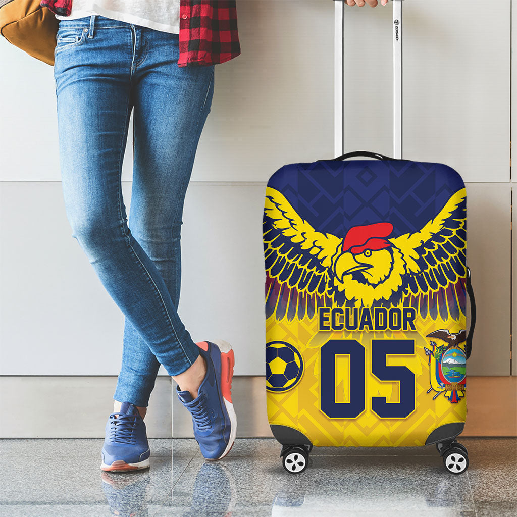 Custom Ecuador Football Luggage Cover Andean Condor Unique Style