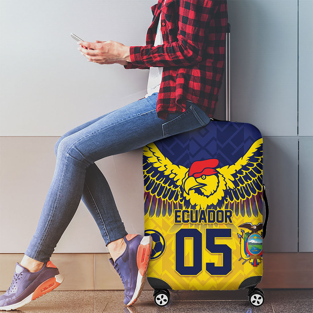 Custom Ecuador Football Luggage Cover Andean Condor Unique Style